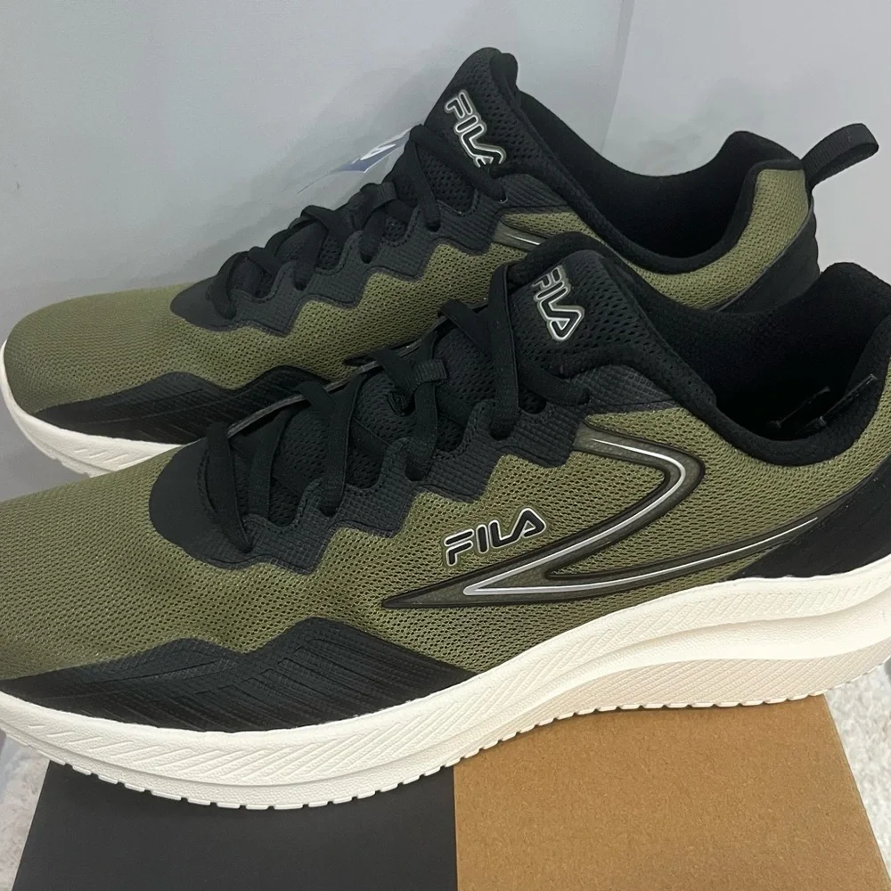 Fila Olive and‎ Black Athletic Shoes